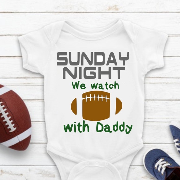 Football with Daddy onesie 9-12 mos. - Picture 1 of 1